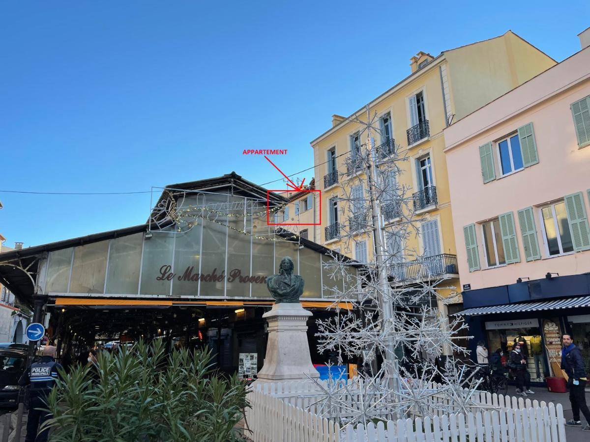 Nice Renting - Massena - Loft - Heart Of Vieil Antibes - The Market With Sea View ภายนอก รูปภาพ